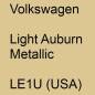 Preview: Volkswagen, Light Auburn Metallic, LE1U (USA).